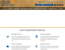 Tablet Screenshot of ouritdepartment.net